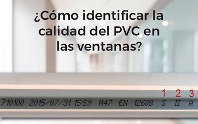¿Cómo calificar el perfil de PVC?